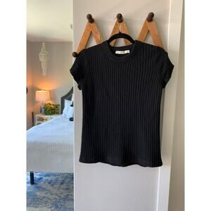 Rag & Bone Black Knit Top XS